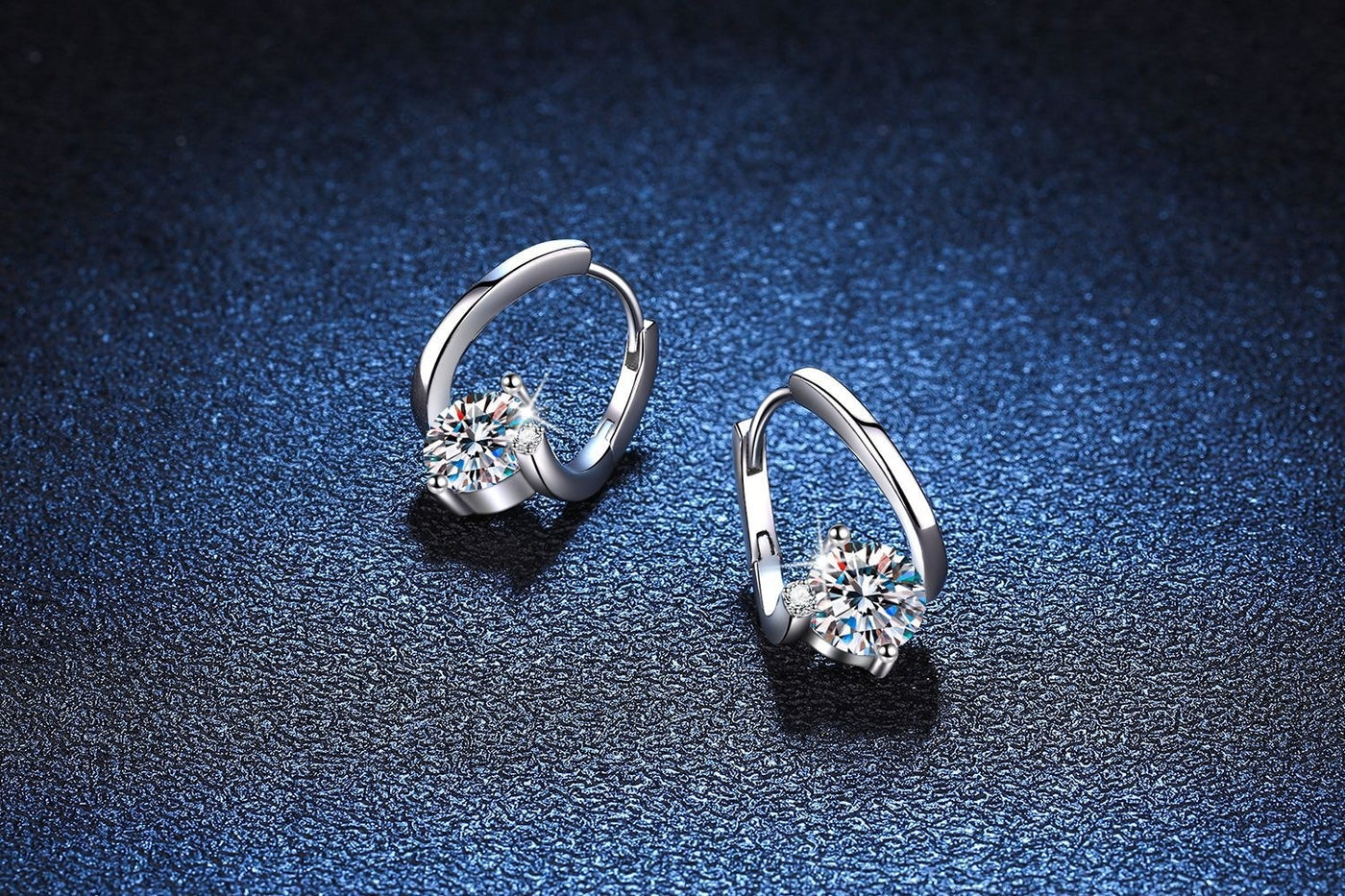 925 Sterling Silver Moissanite Affordable Luxury Earrings