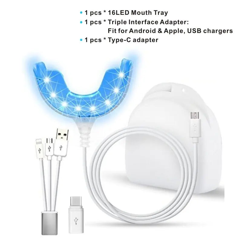 Kit de blanqueamiento dental con luz azul