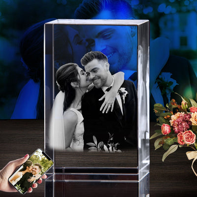 Personalized Photo Crystal Laser Engraving