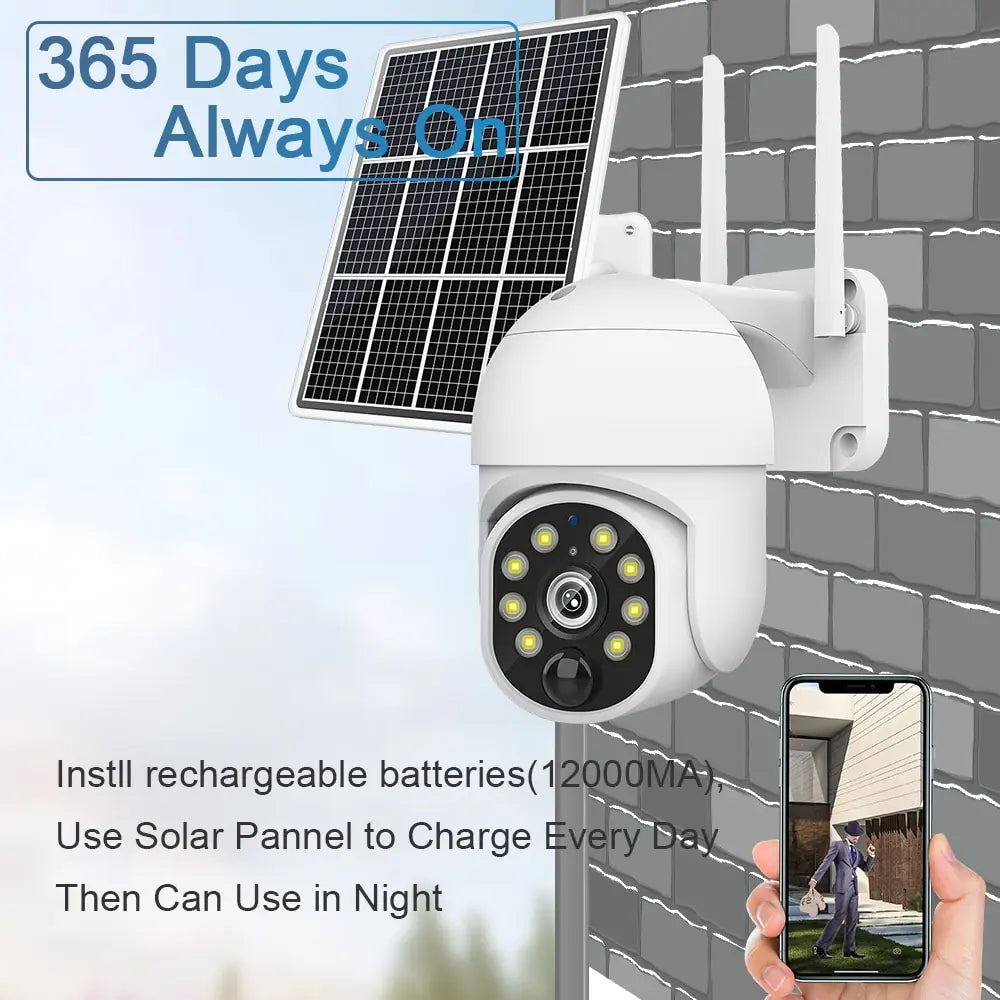 Solar Surveillance Camera Waterproof