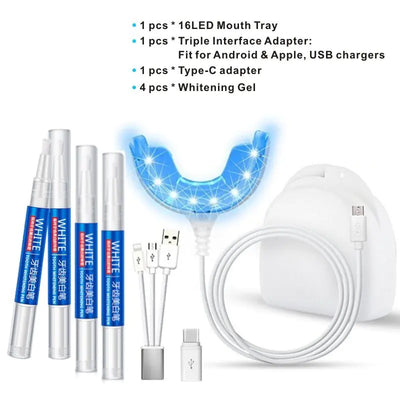 Kit de blanqueamiento dental con luz azul