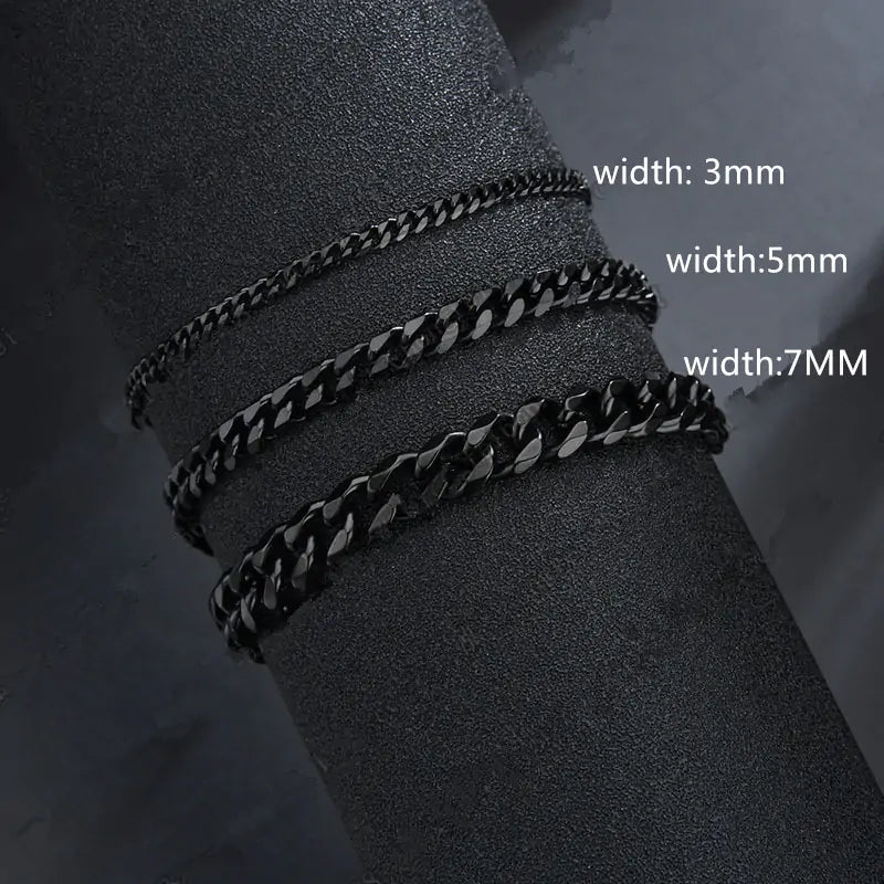 Stainless Steel Trendy Chain Bracelet