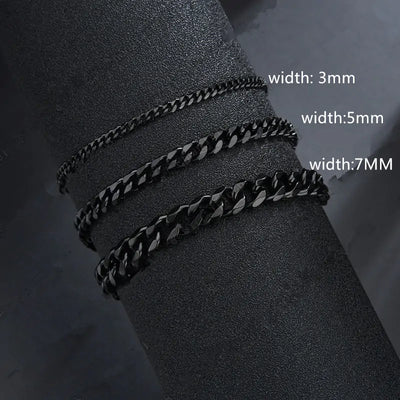 Stainless Steel Trendy Chain Bracelet